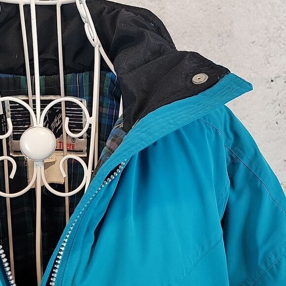 Because It's There 80s vintage ski jacket in teal blue Women's Size L - Picture 4 of 10